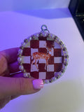 BROWN CHECKERED DEER CARDSTOCK FRESHIE