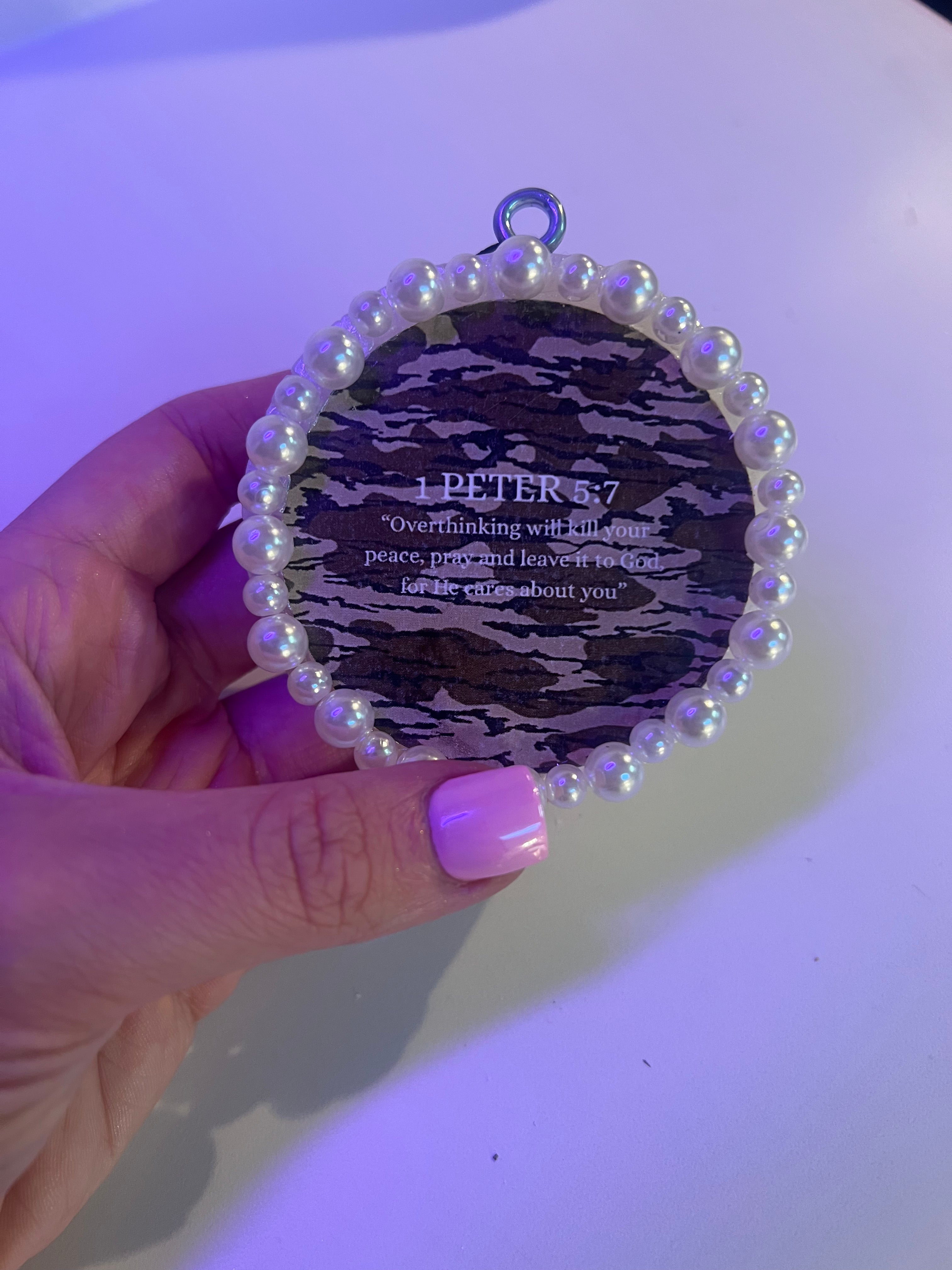 1 PETER 5:7 BOTTOMLAND CAMO CARDSTOCK FRESHIE