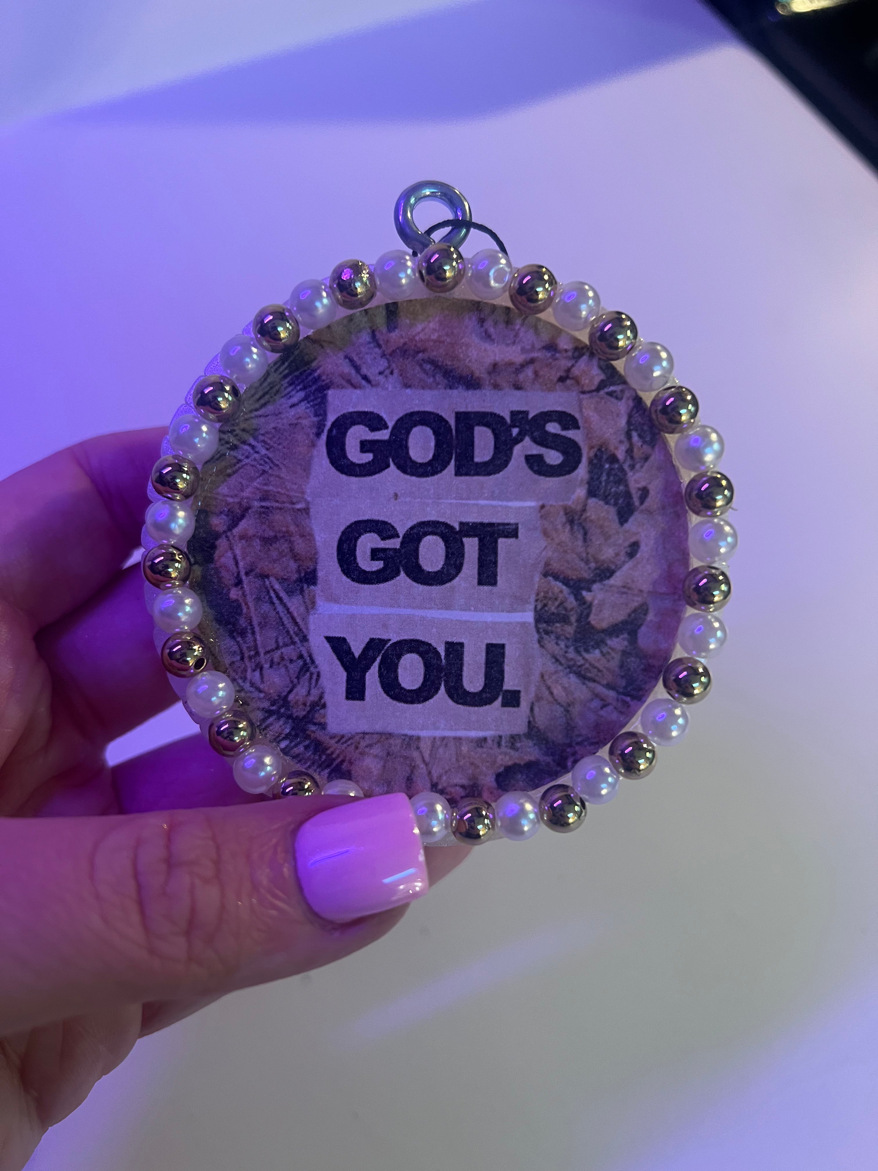 "GOD'S GOT YOU" CARDSTOCK FRESHIE