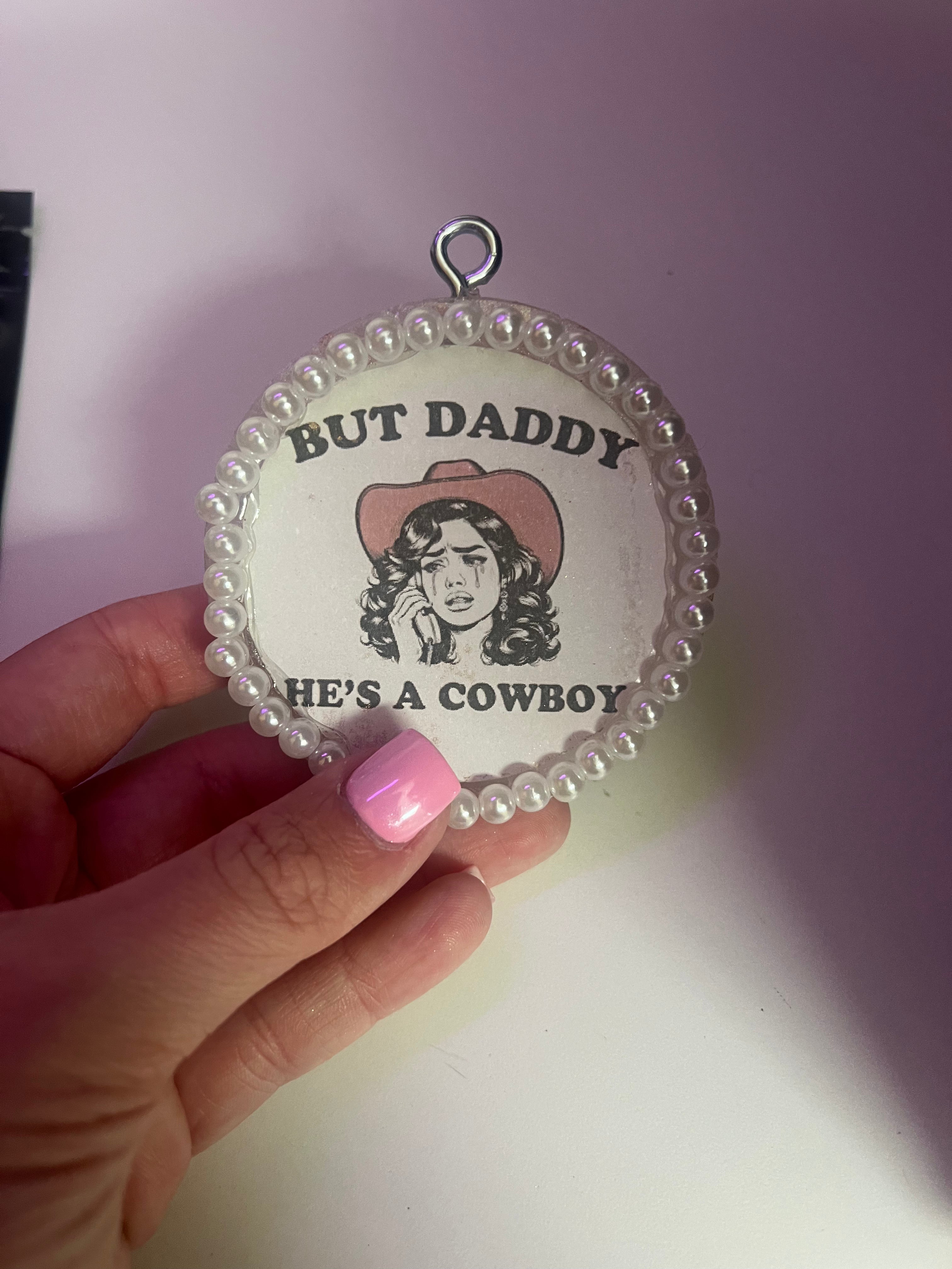 "BUT DADDY HE'S A COWBOY" CARDSTOCK FRESHIE