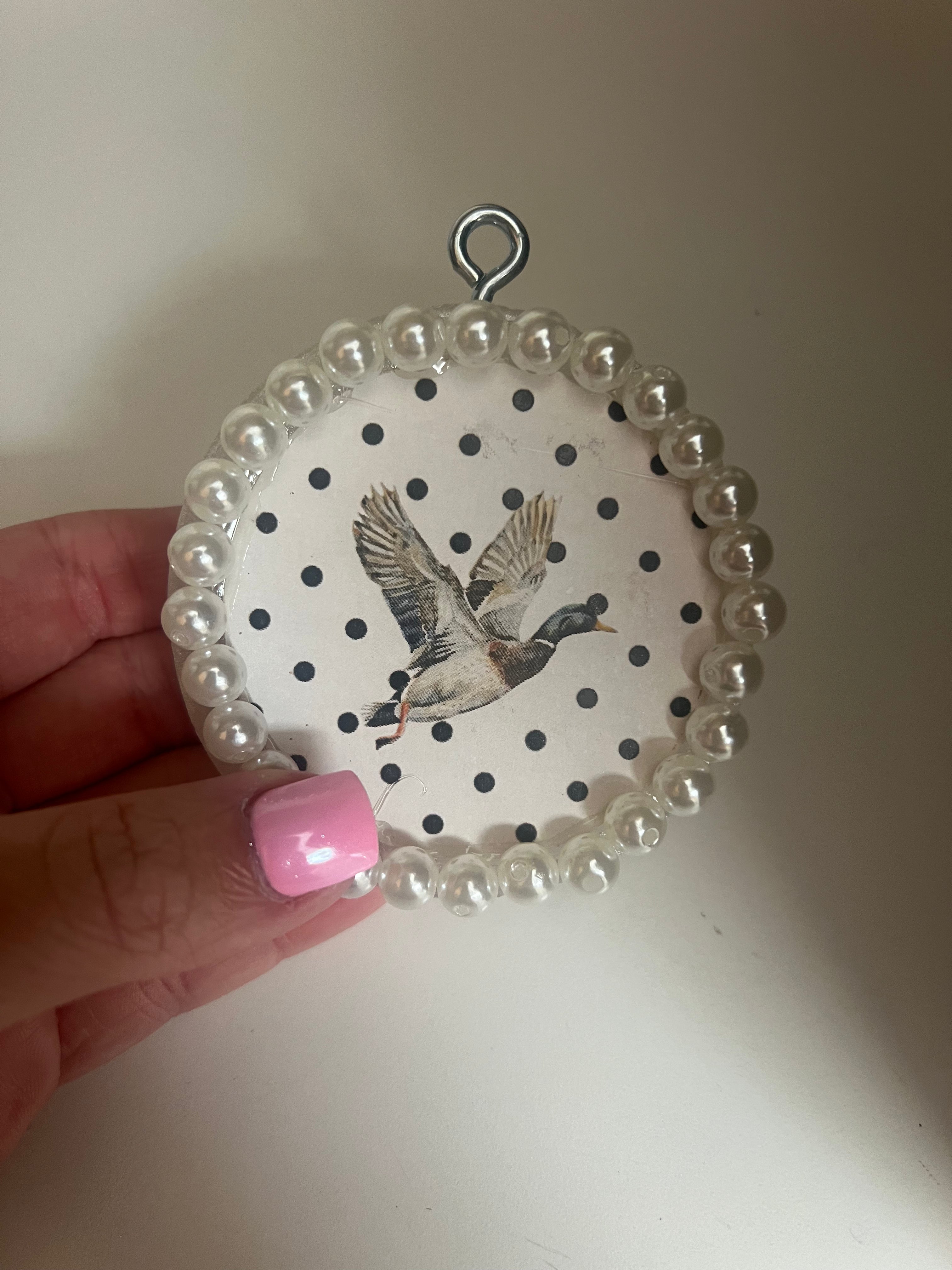 POLKA DOT MALLARD CARDSTOCK FRESHIE