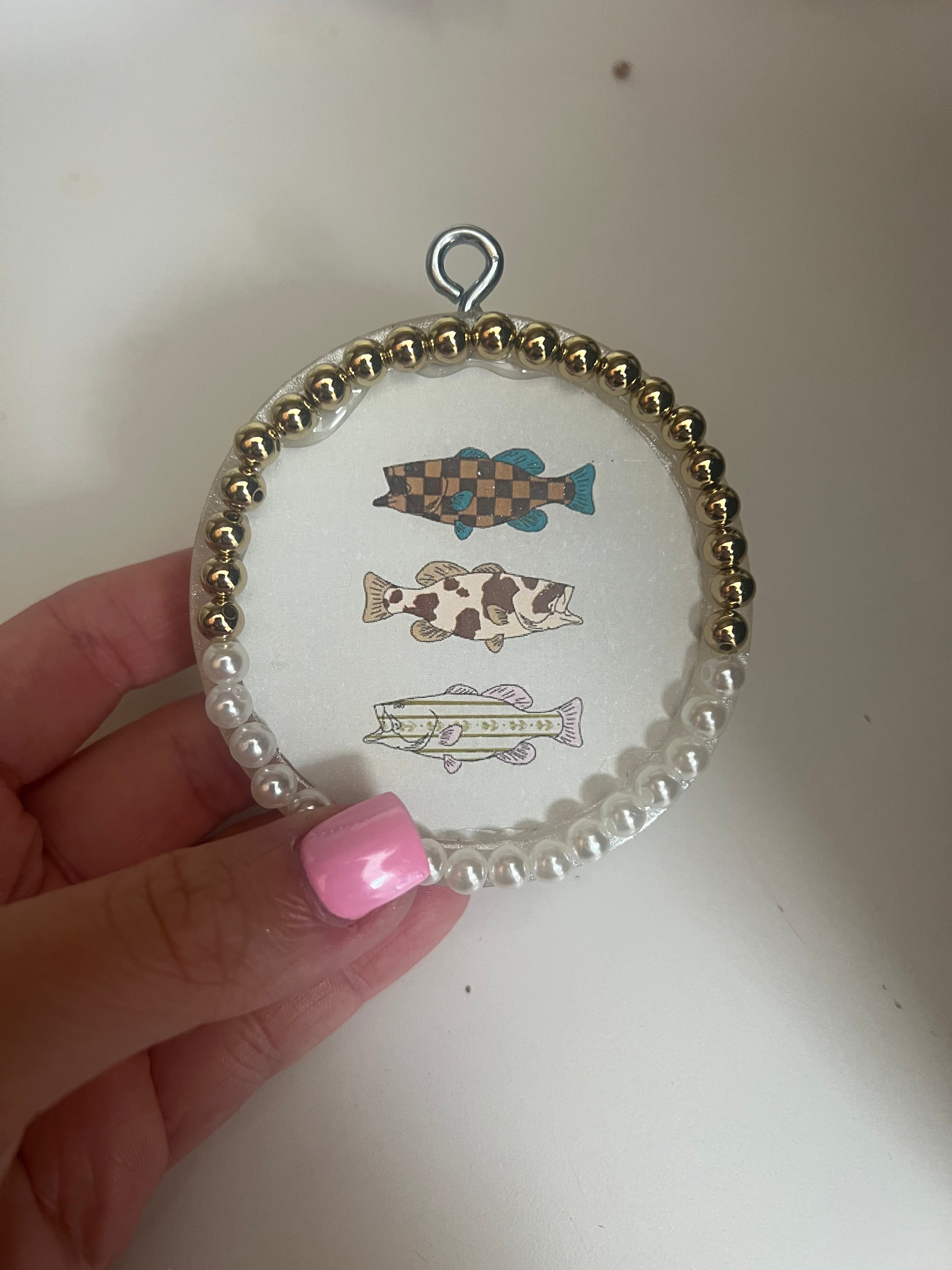PATTERNED FISH CARDSTOCK FRESHIE